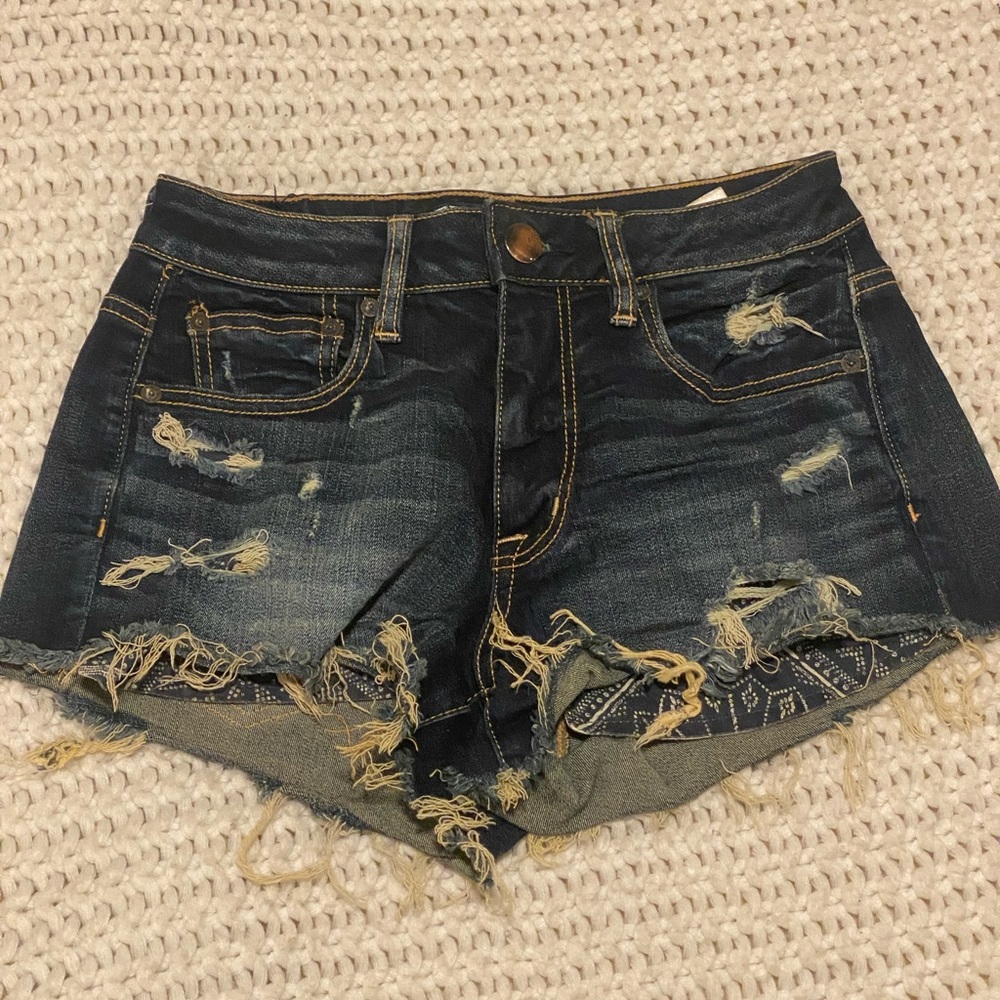 Denim shorts American eagle